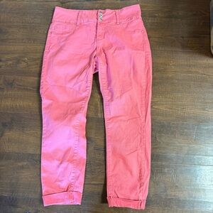 Signature Studio Pink Skinny Leg  Causal Pants